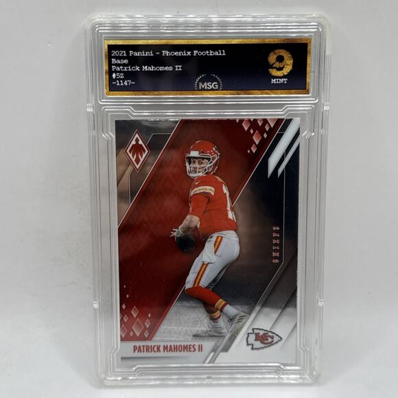 2021 Panini Phoenix Patrick Mahomes II Kansas City Chiefs #57 Graded 9 Mint - Picture 1 of 2
